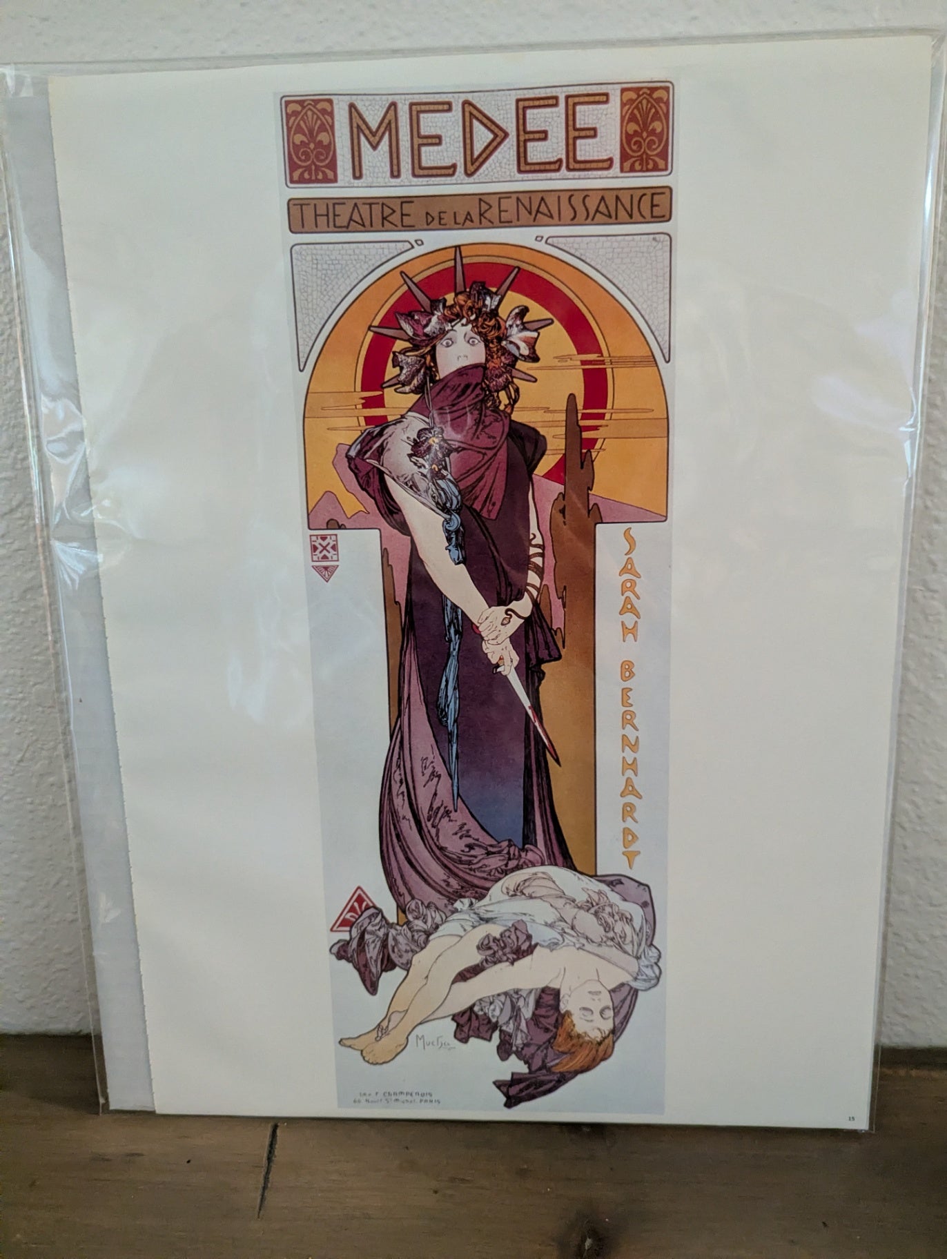 Reprint 1898 Art Nouveau "Medee" by Mucha
