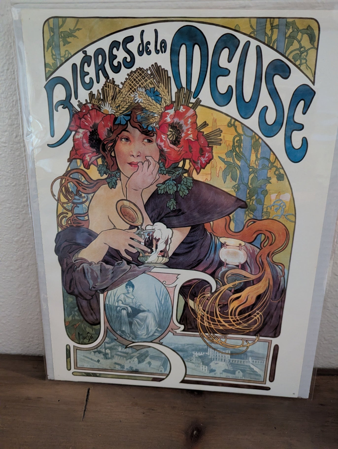 Reprint 1898 Advertising Poster by Mucha