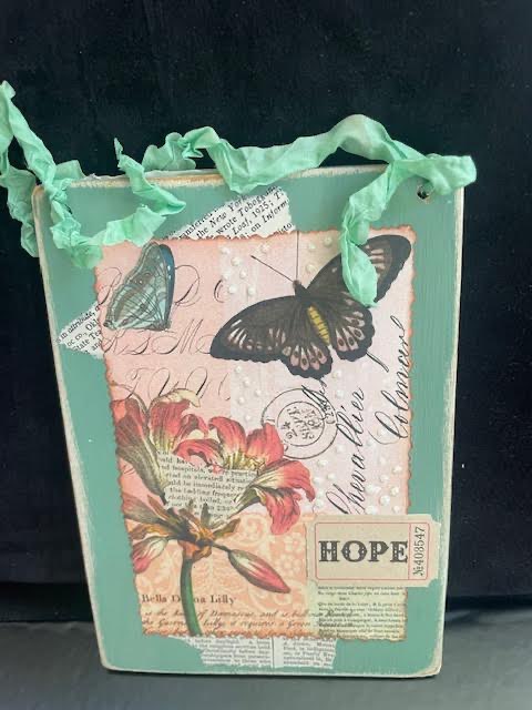 Artisan Wood Plaque Hope 5x7