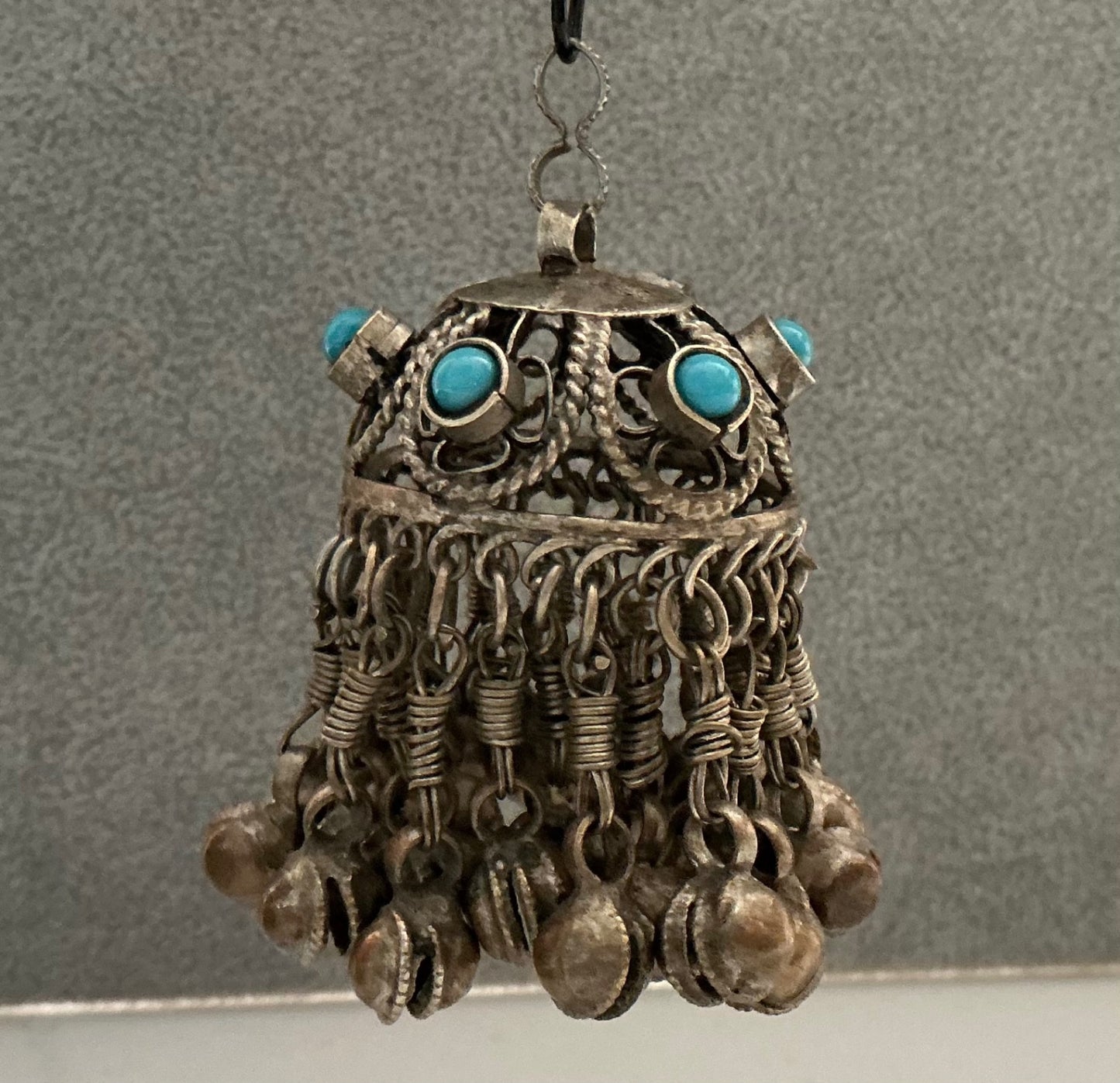 VTG. Tribal Bell Tassel. 2 bells available @ $18 each.