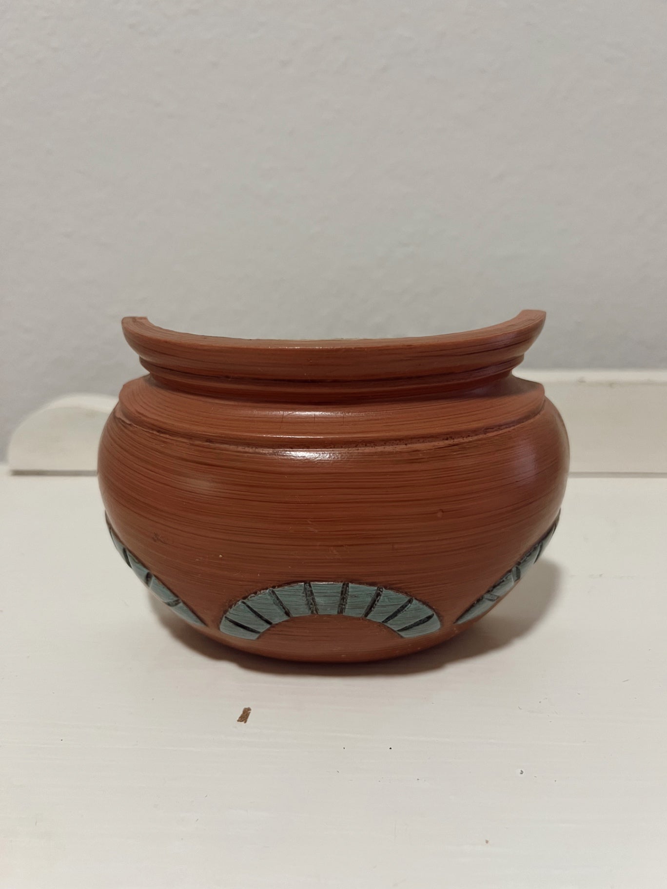 Vintage Burwood Products Southwestern-style Wall Pocket