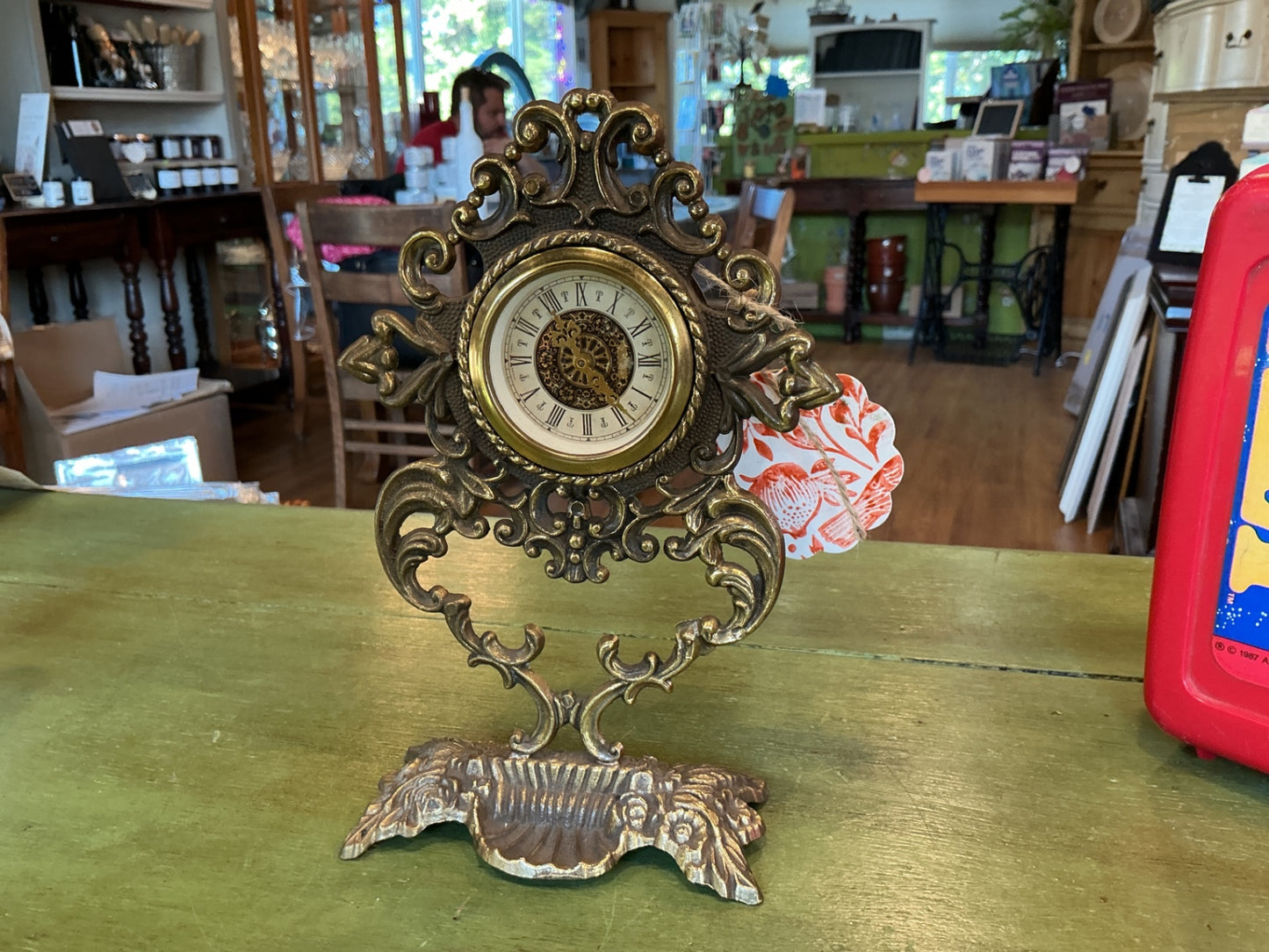 Vintage brass clock