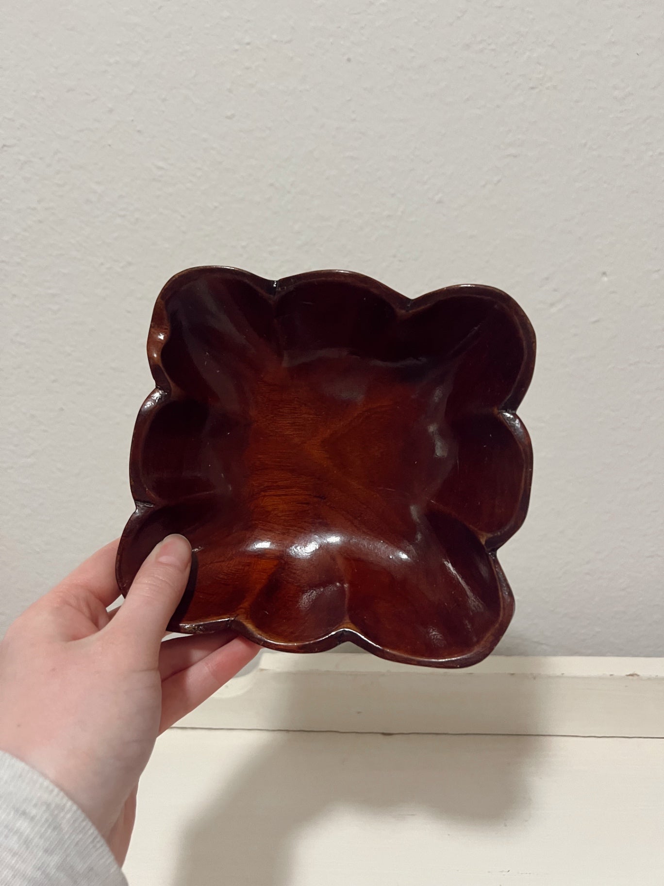 Decorative Wood Bowl Dish Handmade in Haiti