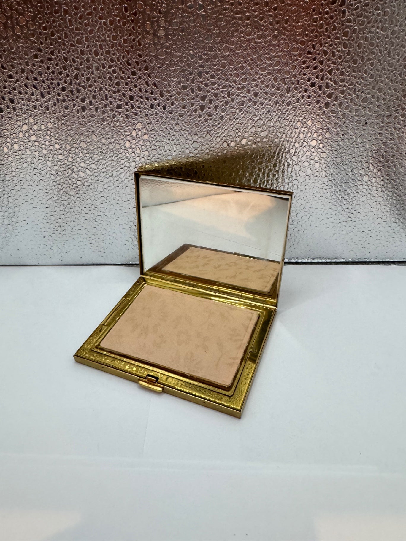 Vintage Brass Compact