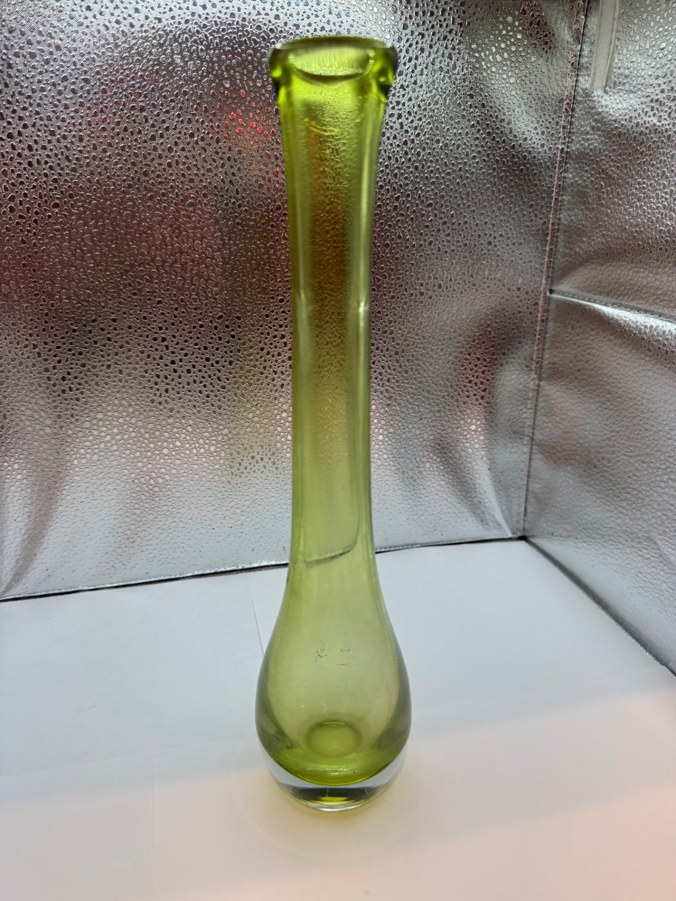 Green Glass Vase