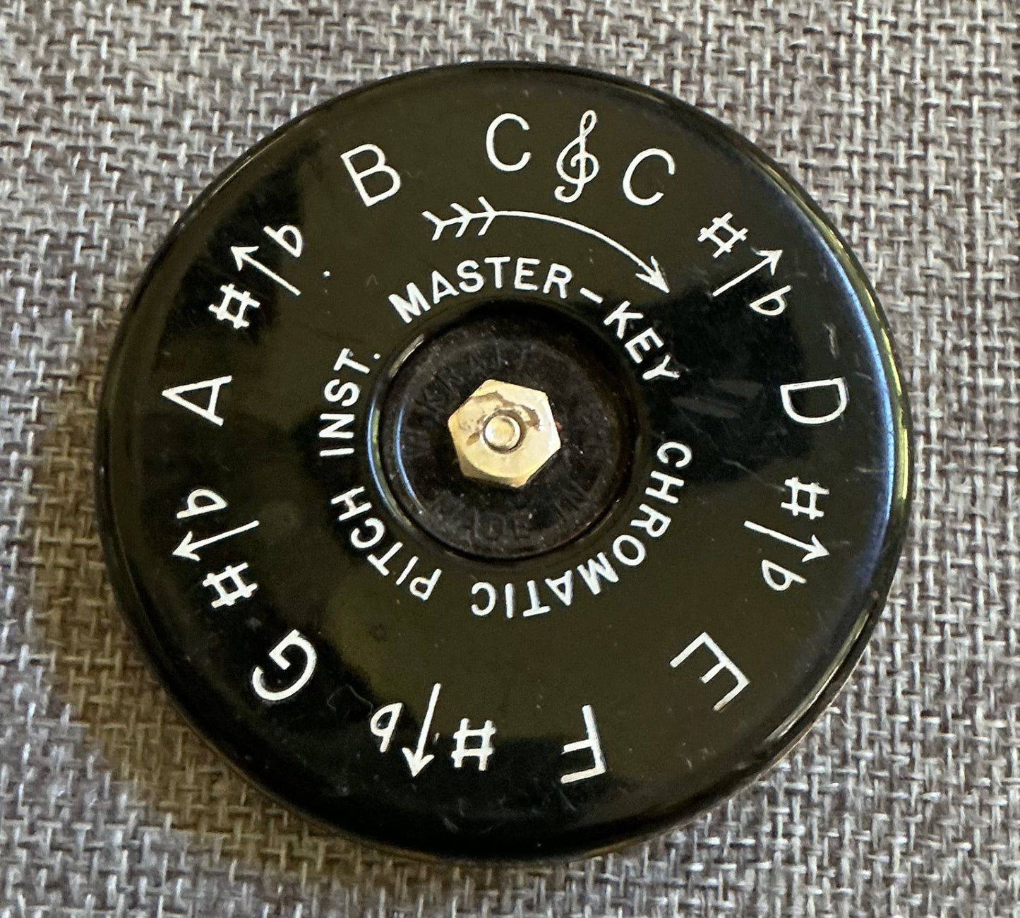 VTG. musical pitch key
