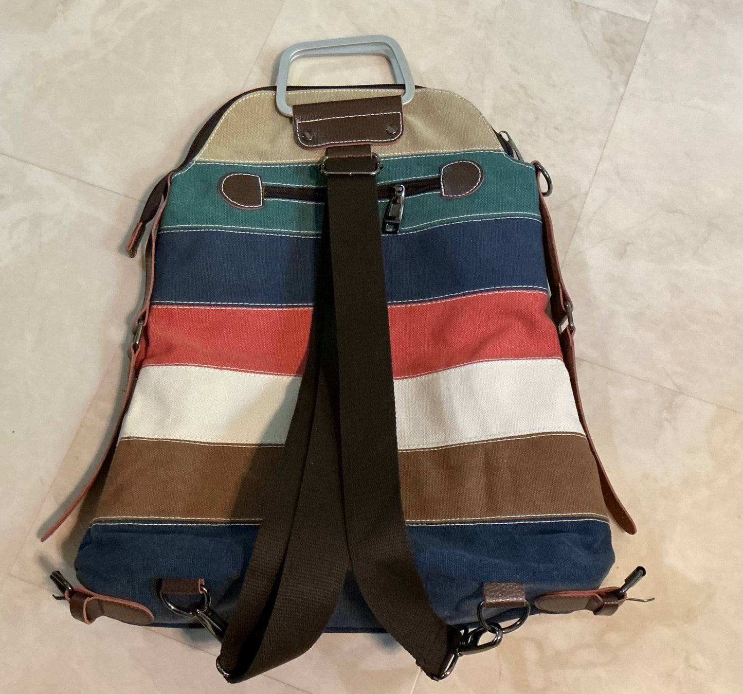 MULTI- COLORED BACKPACK…HEAVY DUTY!