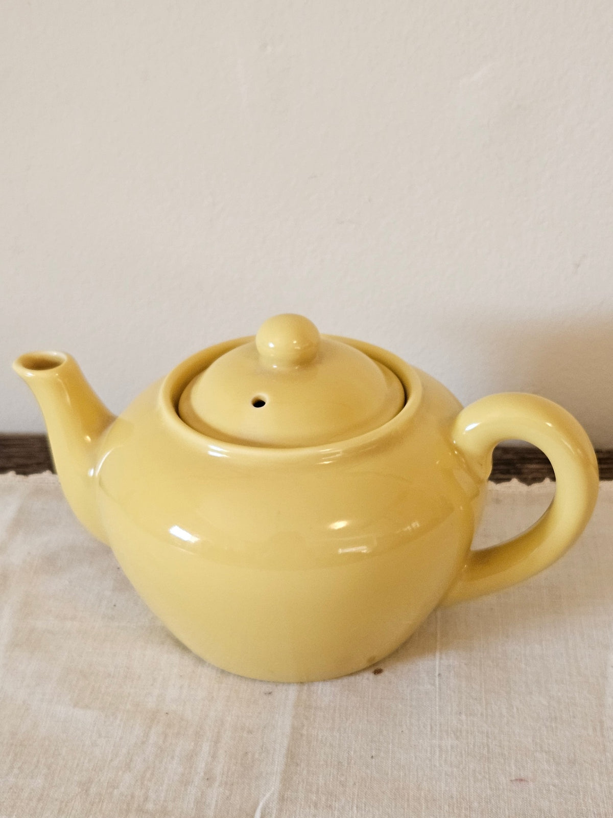 Yellow 2 c teapot