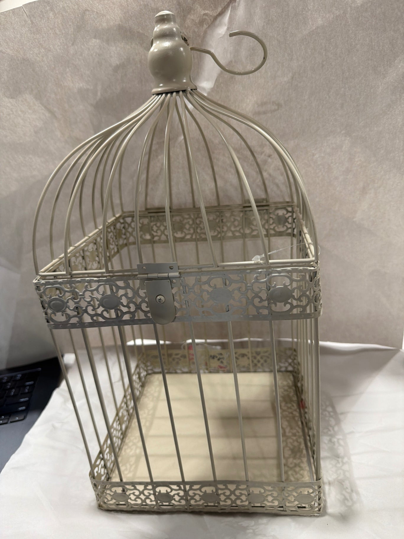 Off White Bird Cage