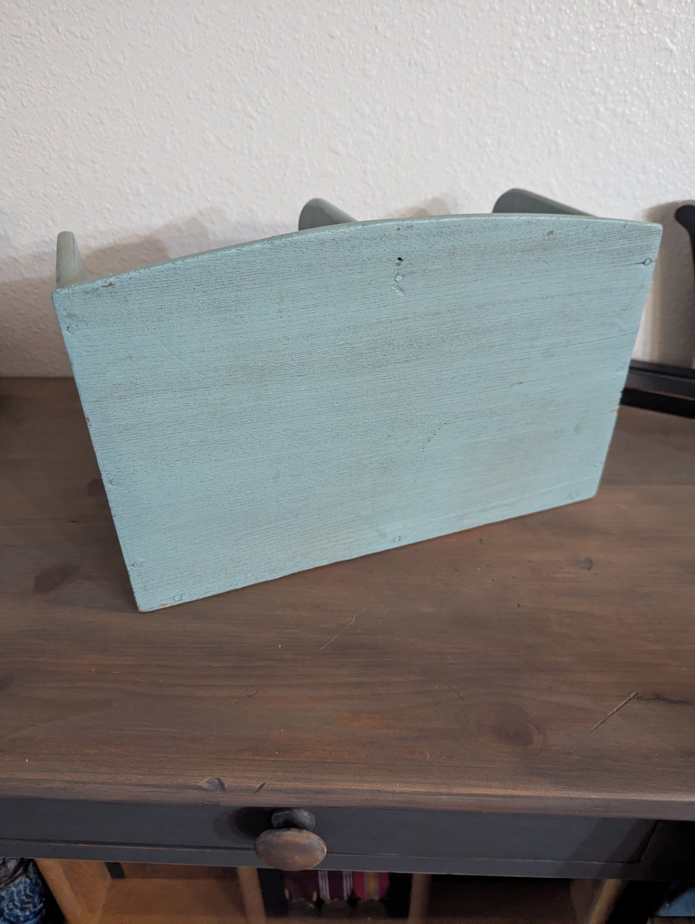 Vtg. Farmhouse-Style Wooden Organizer