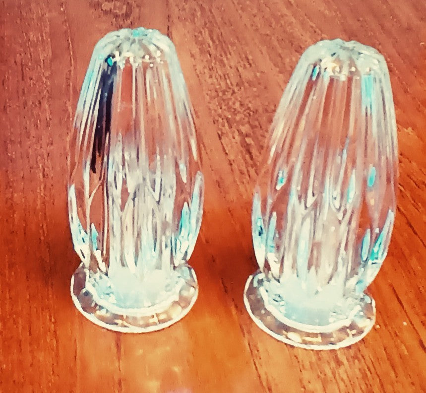 Lead Crystal Salt & Pepper