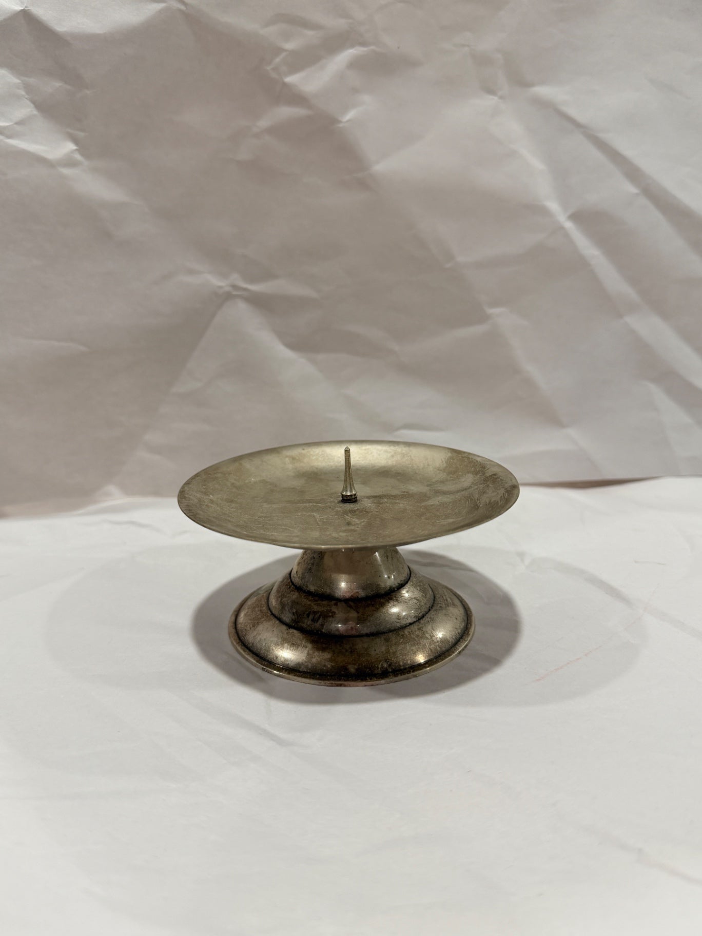 Vtg Metal Candle Holder