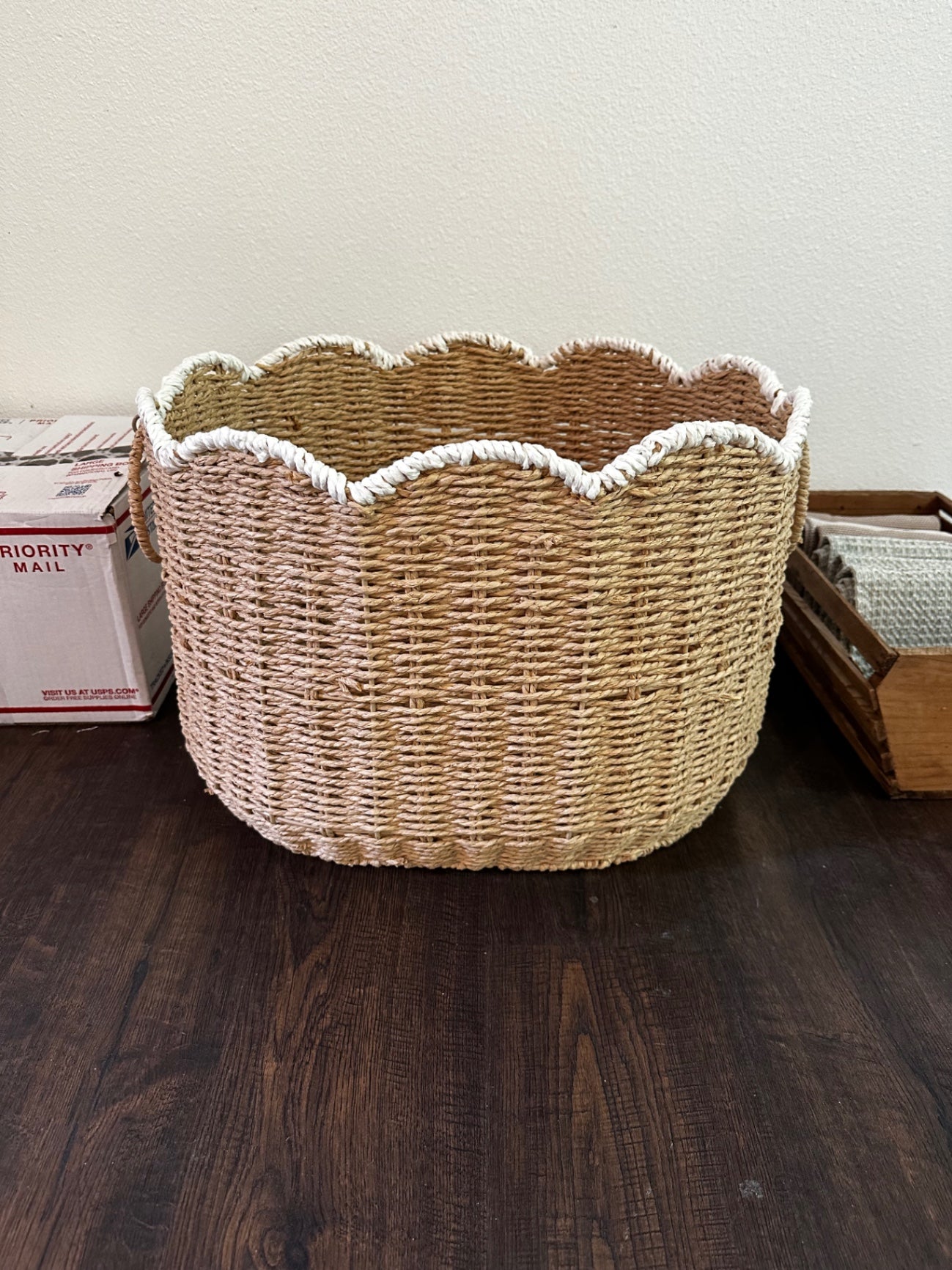 Large woven basket