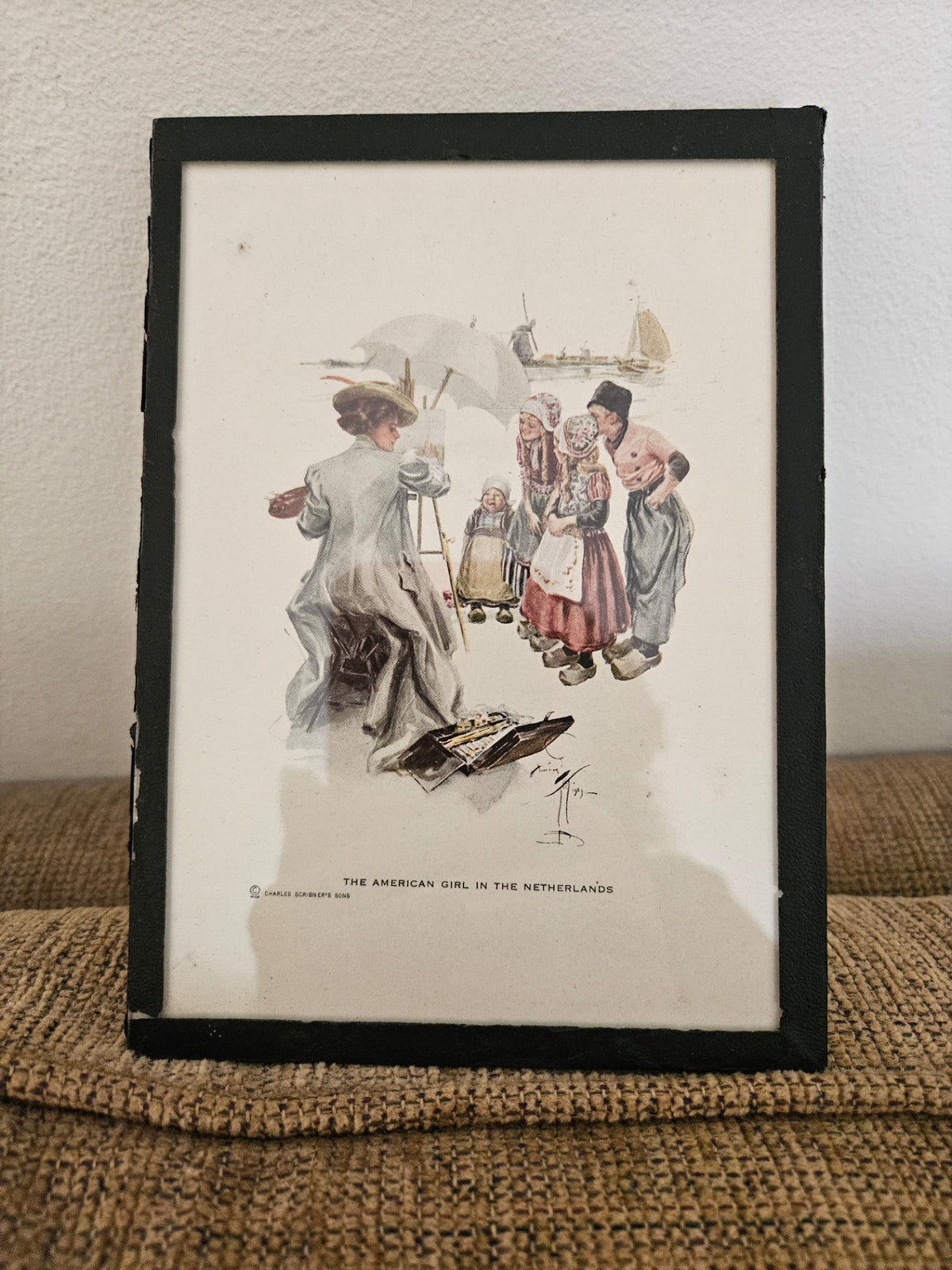 5x7 antique art print