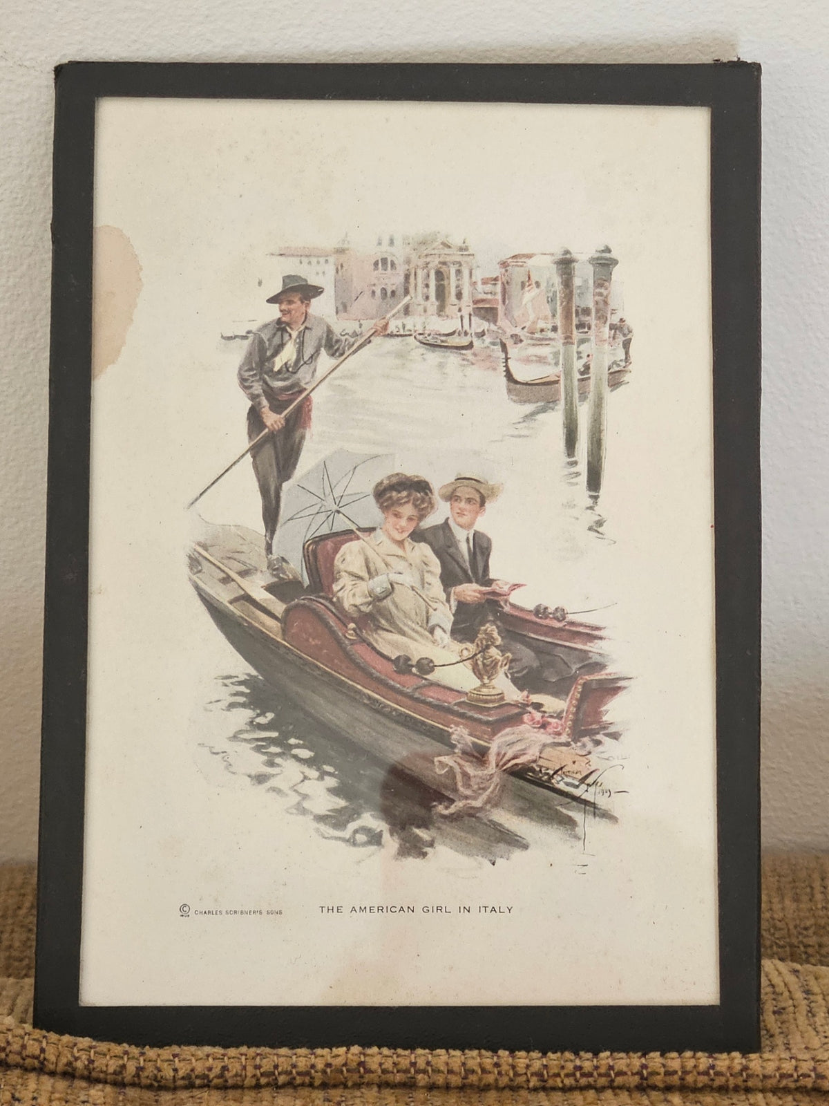 5x7 antique art print