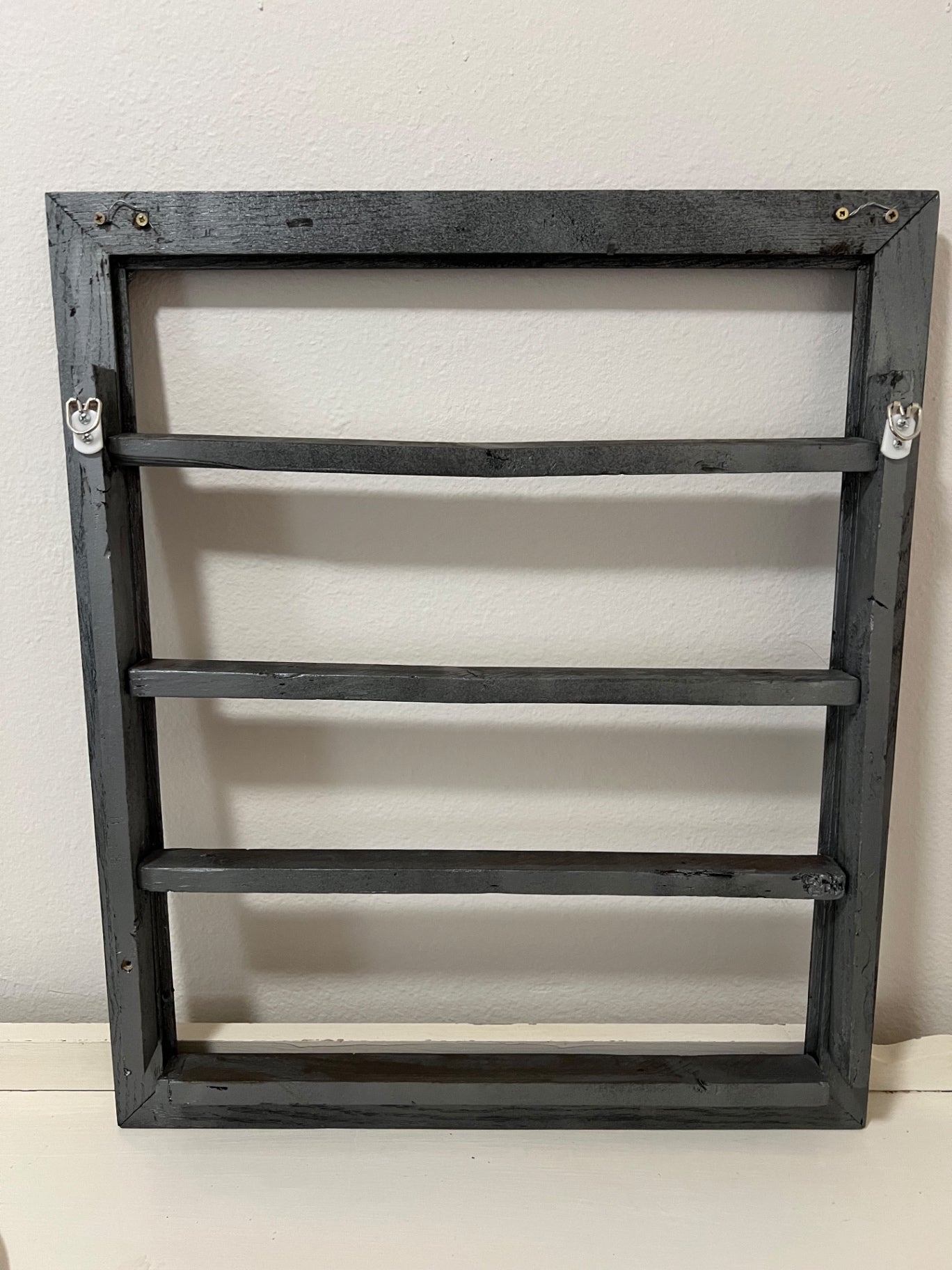 Ornate Wood Frame with Shelves