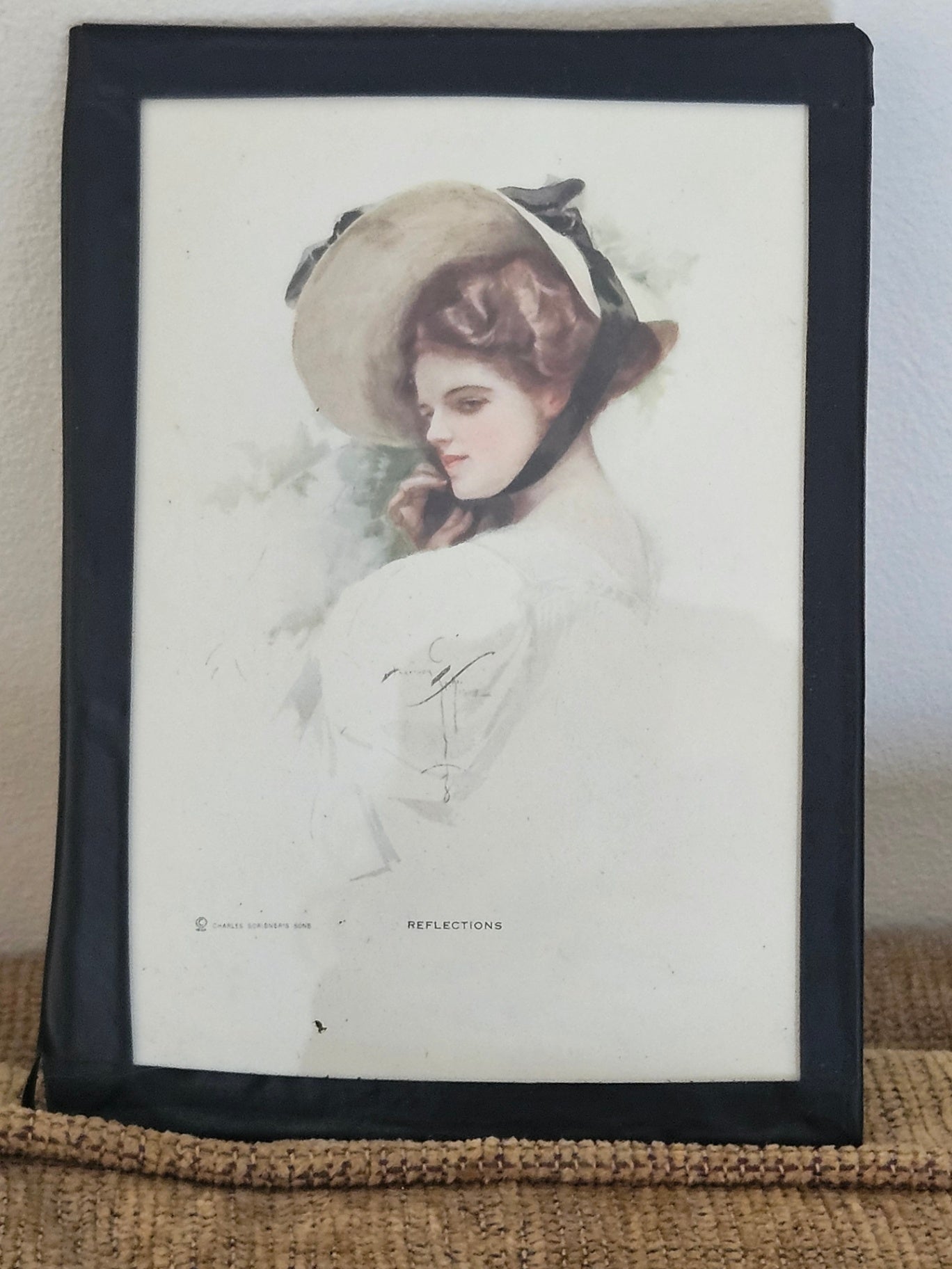 5x7 antique art print