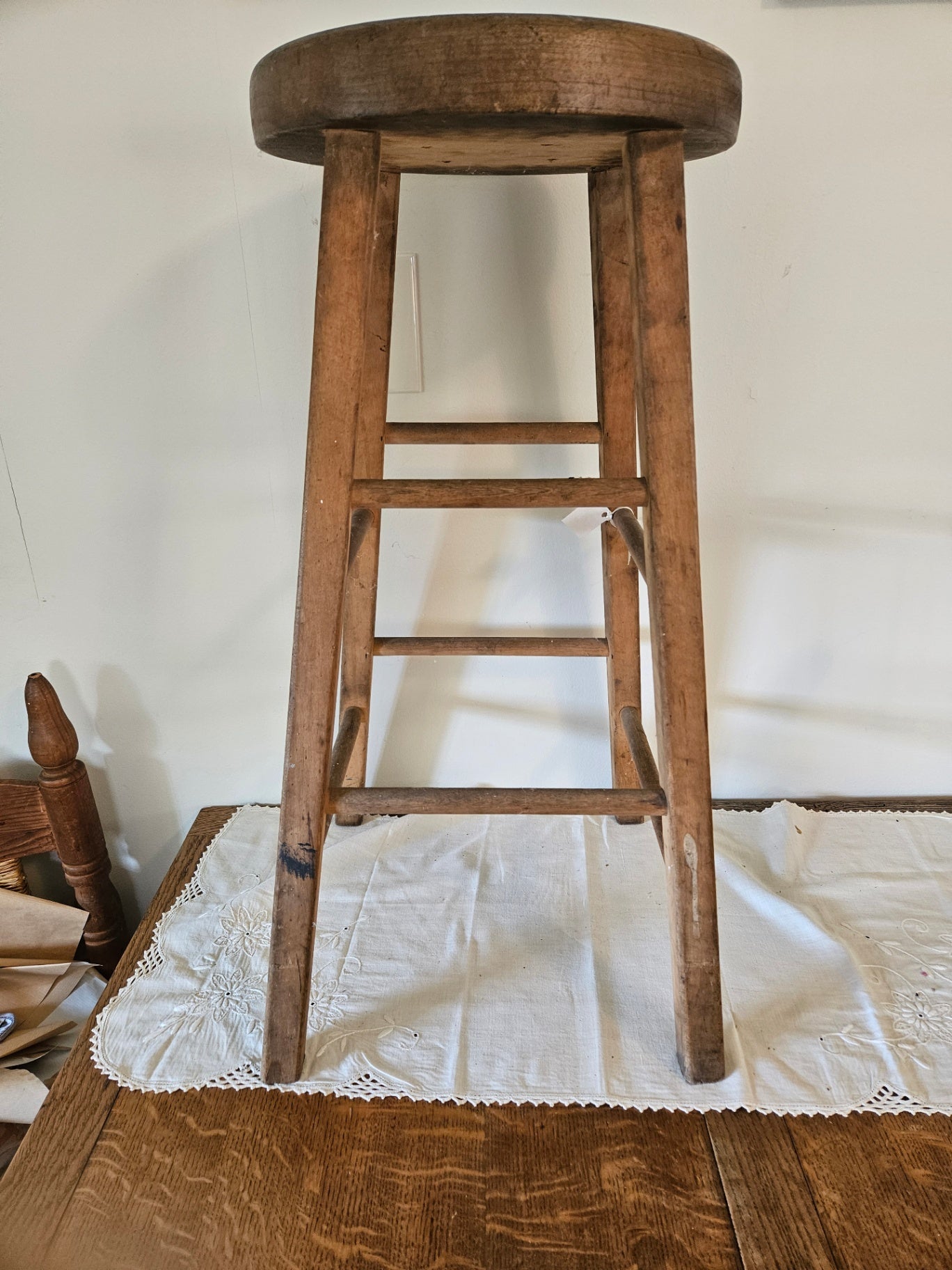 Wooden stool