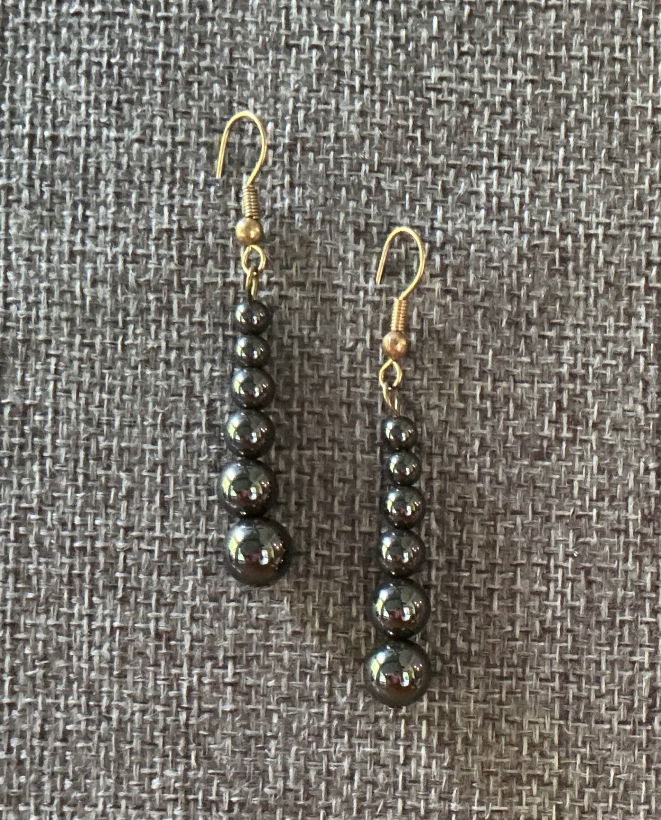 Hematite Dangle Earrings