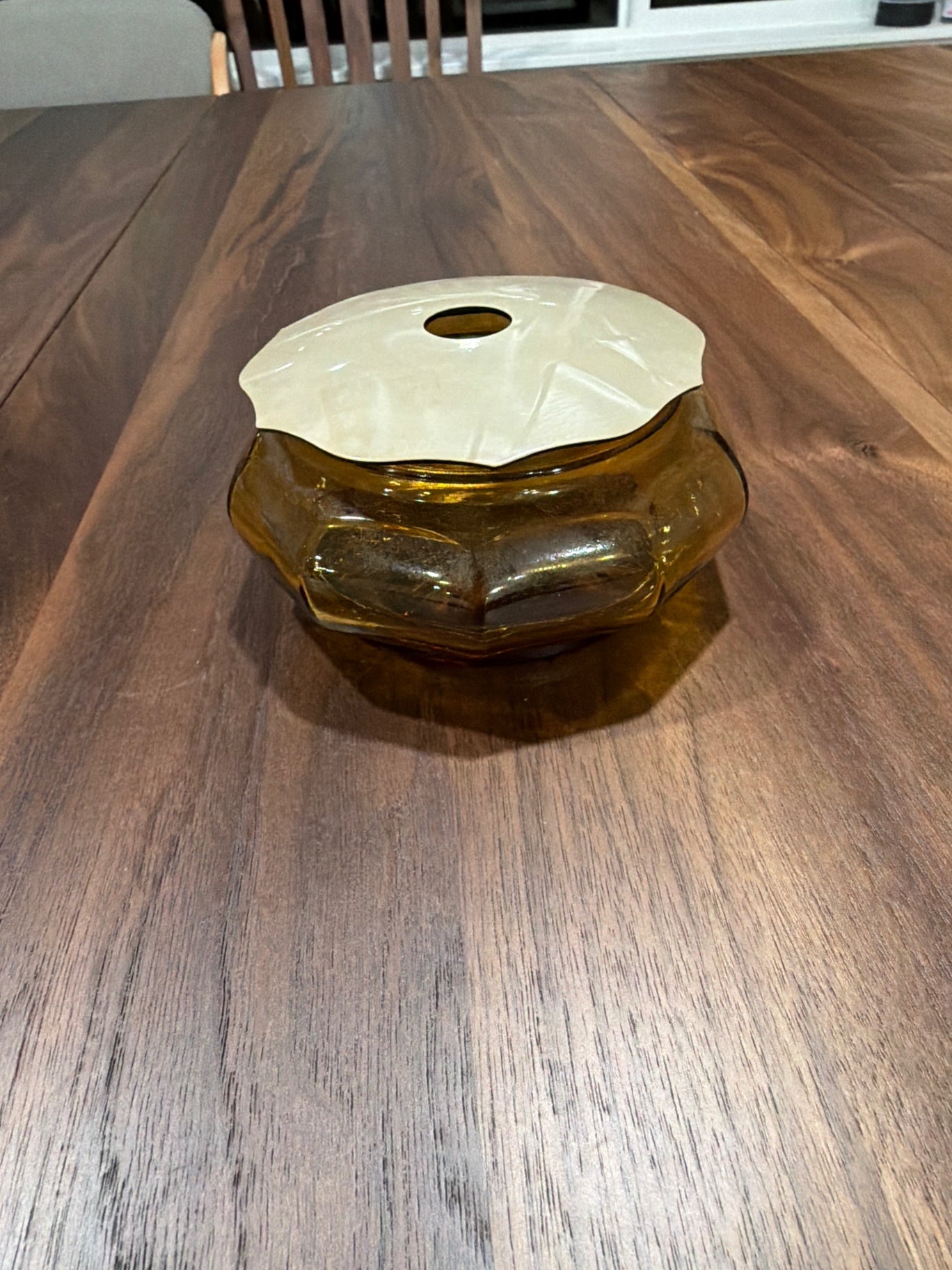 Vtg Amber Hair Receiver