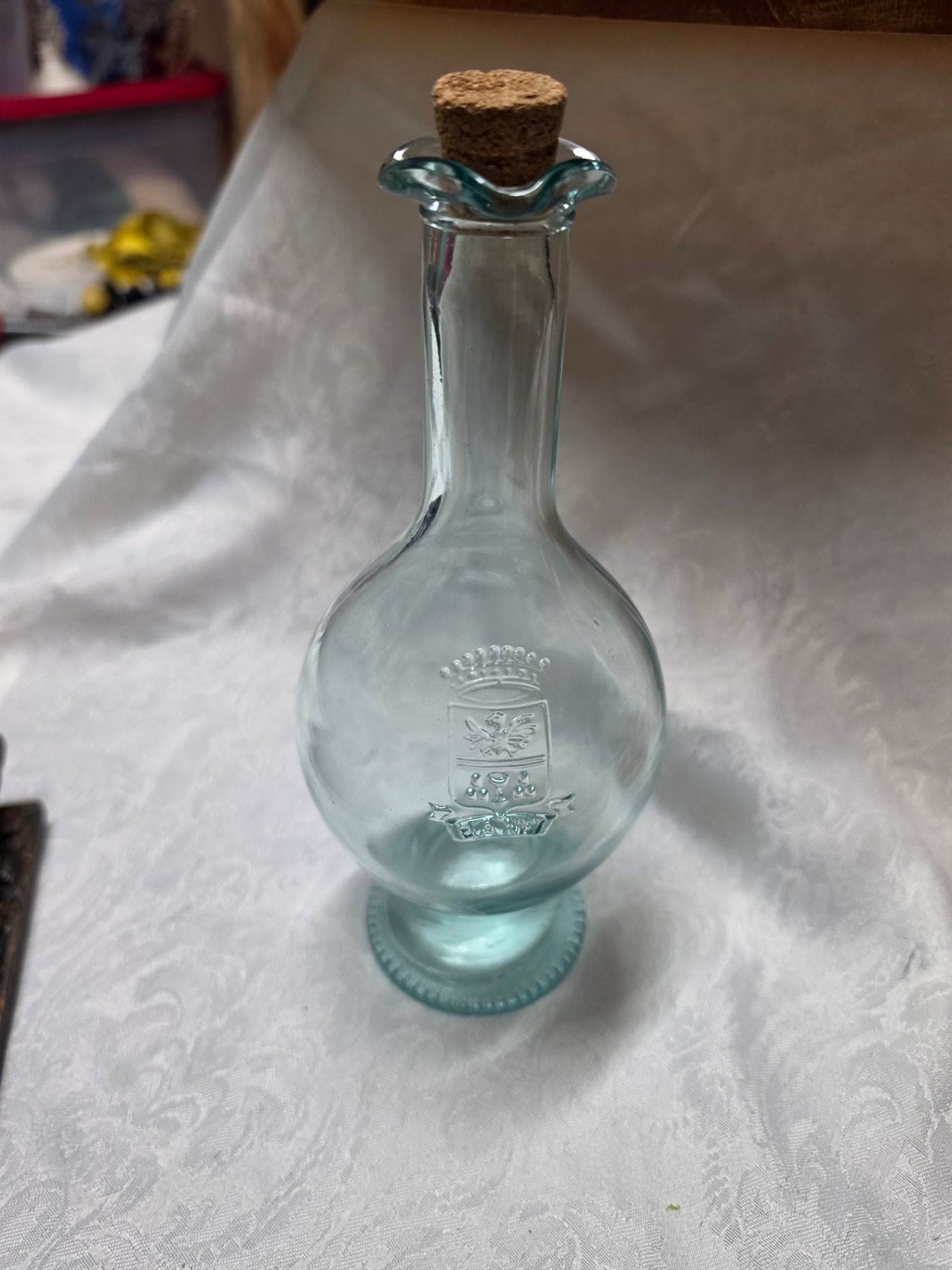Vintage Italian Mod Dep Banfi Glass Bottle