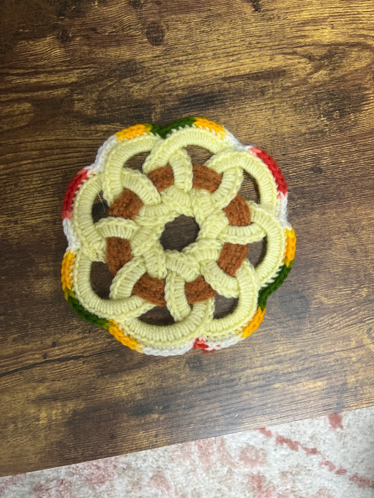 Colorful Flower Shaped Hotpad