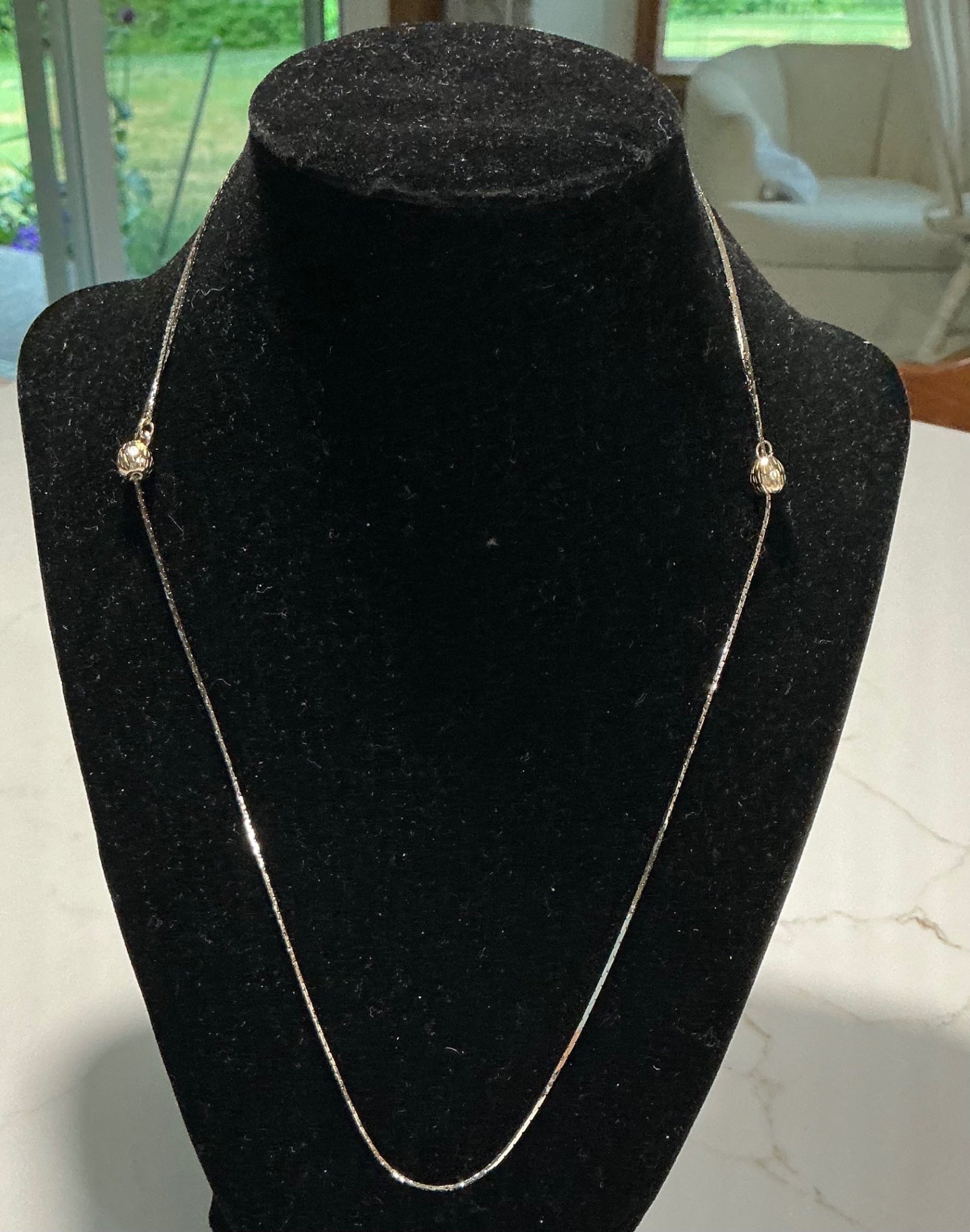 Adjustable Silver Chain