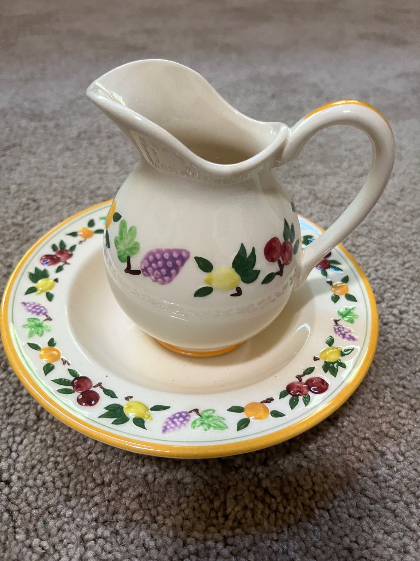 Franciscan Creamer with saucer