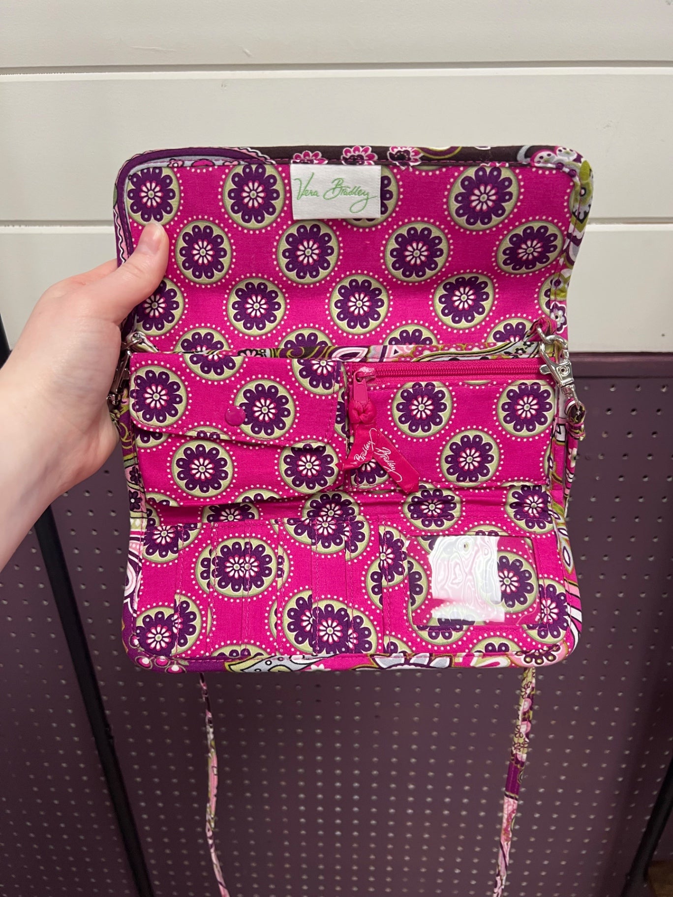2000's Vera Bradley Cross Body Wallet