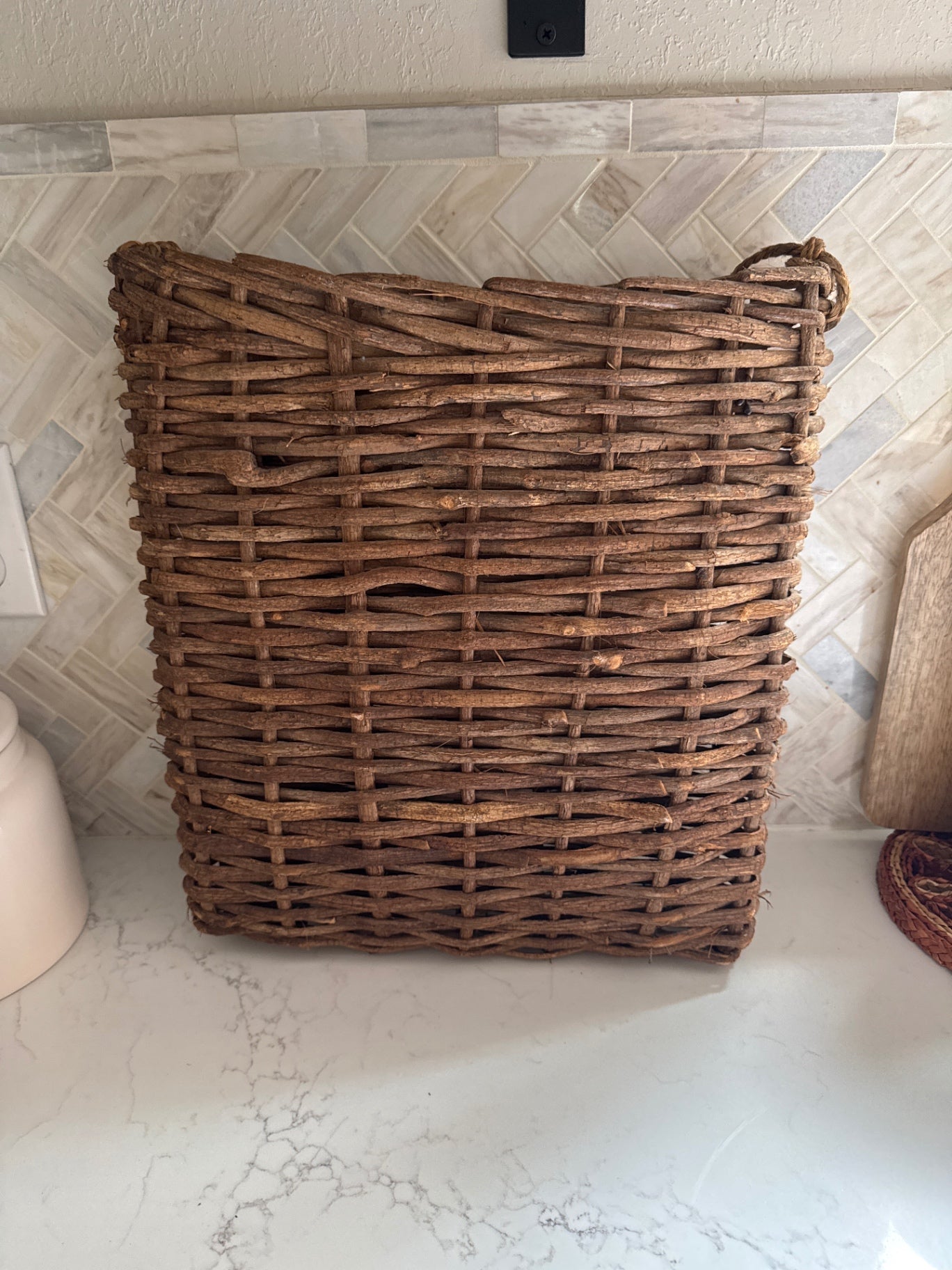 Large Hanging Door Basket