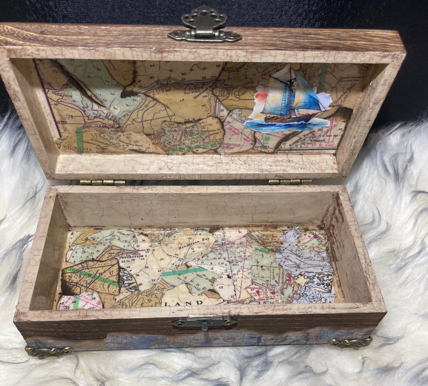 Wooden Box 6X3.5X2 inch