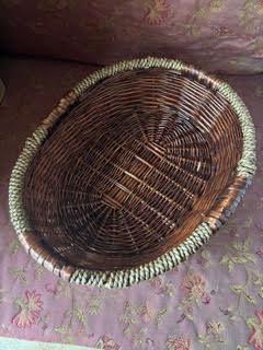 Basket with Wrapped Rim