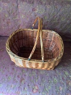 Hinged Double Handled Large Basket