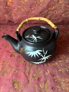 Vintage Japanese Teapot with Sticker
