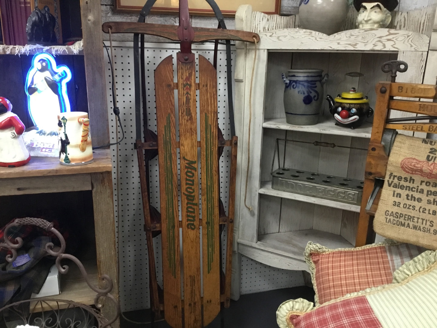 Vintage Monoplane American Acme 358 sled