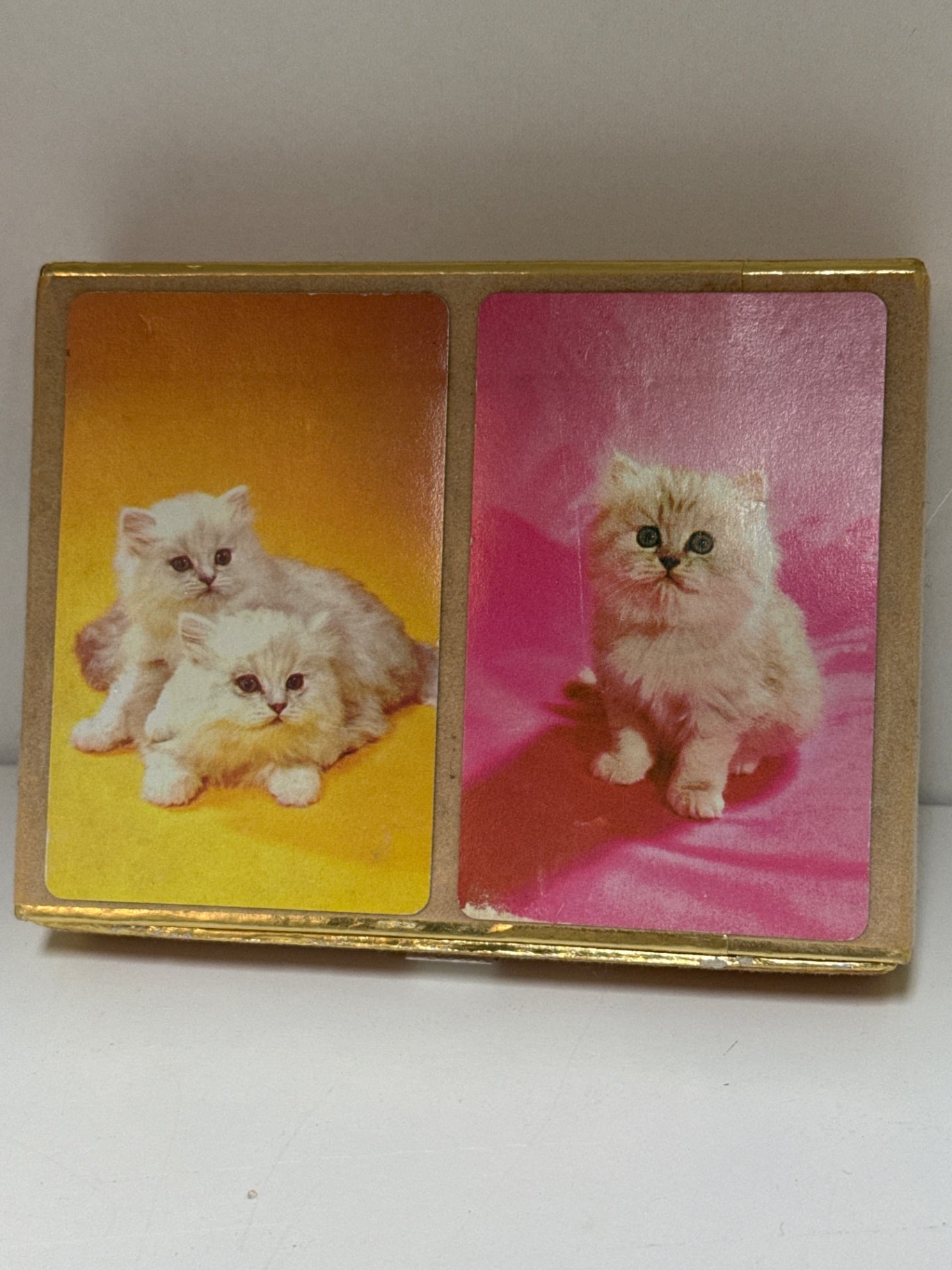 Cat double deck of cards