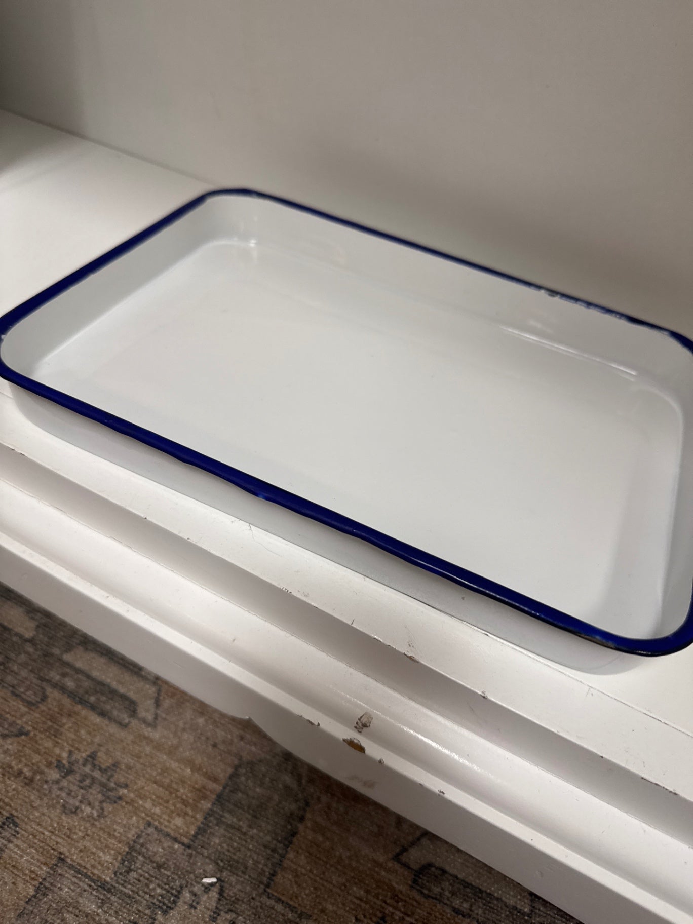 White and Emma wear tray
