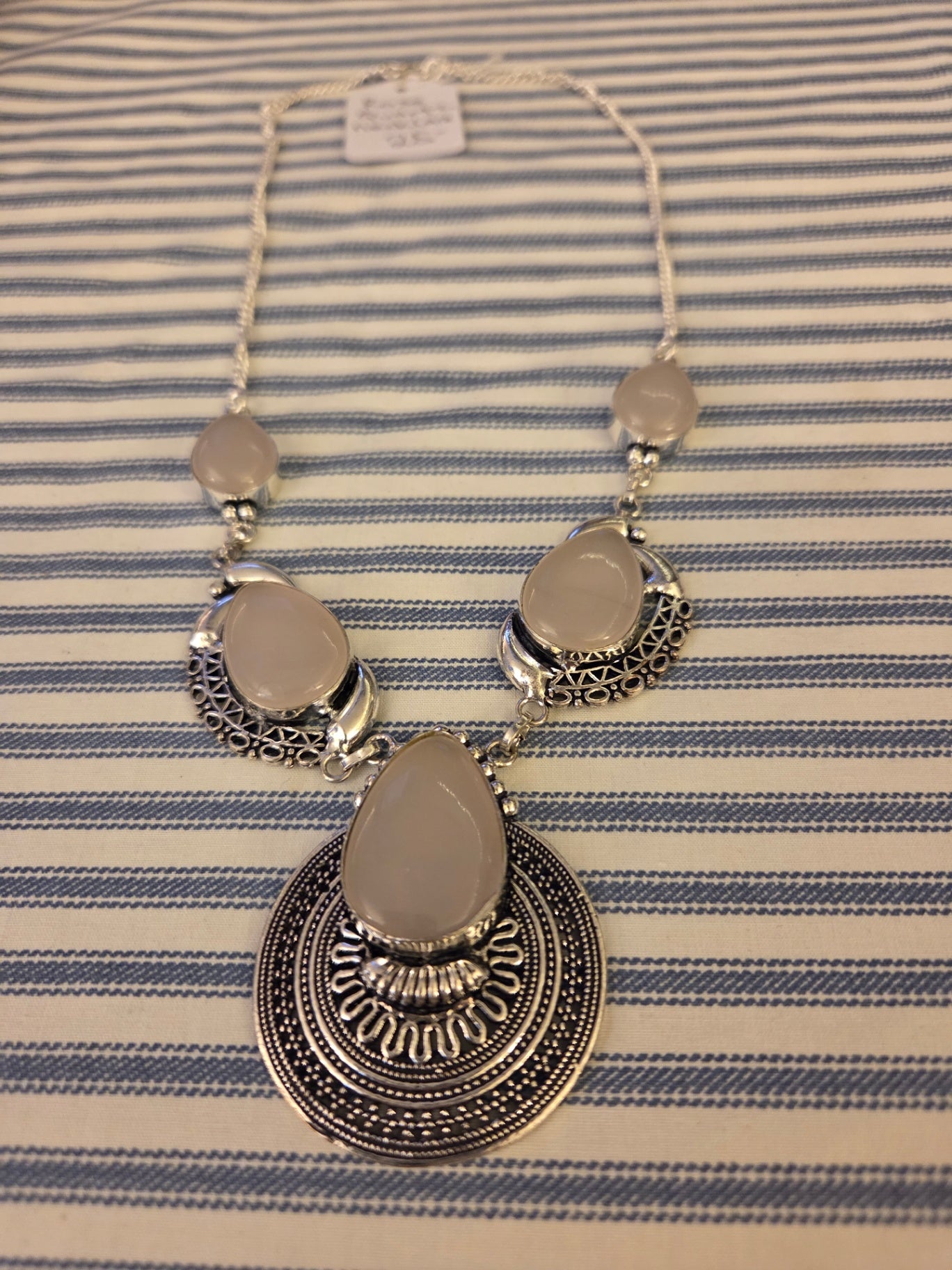 Rose quartz necklace