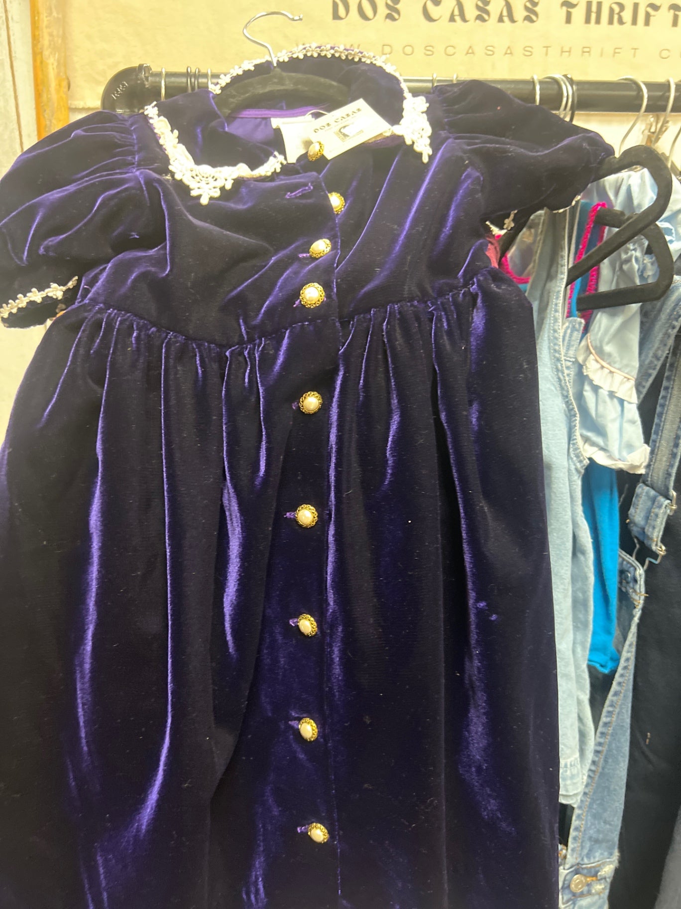 Purple children dress