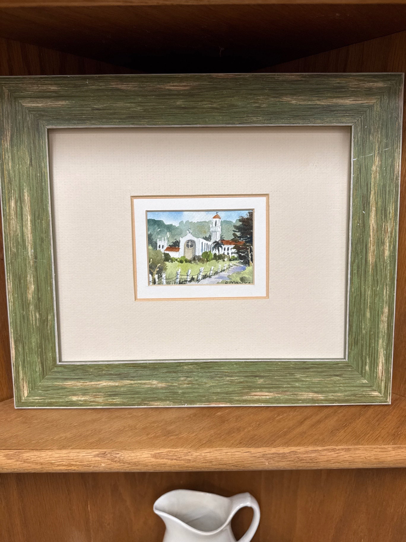 R. Manke original watercolor painting.