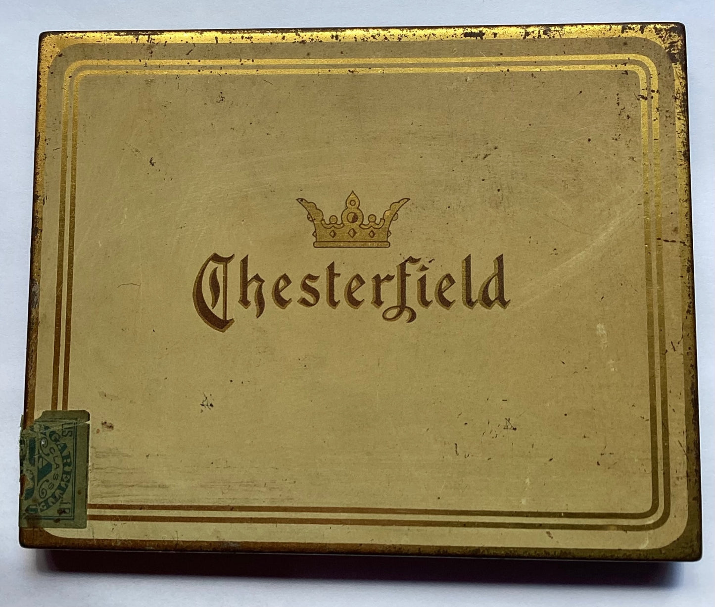 Chesterfield Cigarette Tin 5 1/2 x 4 1/2
