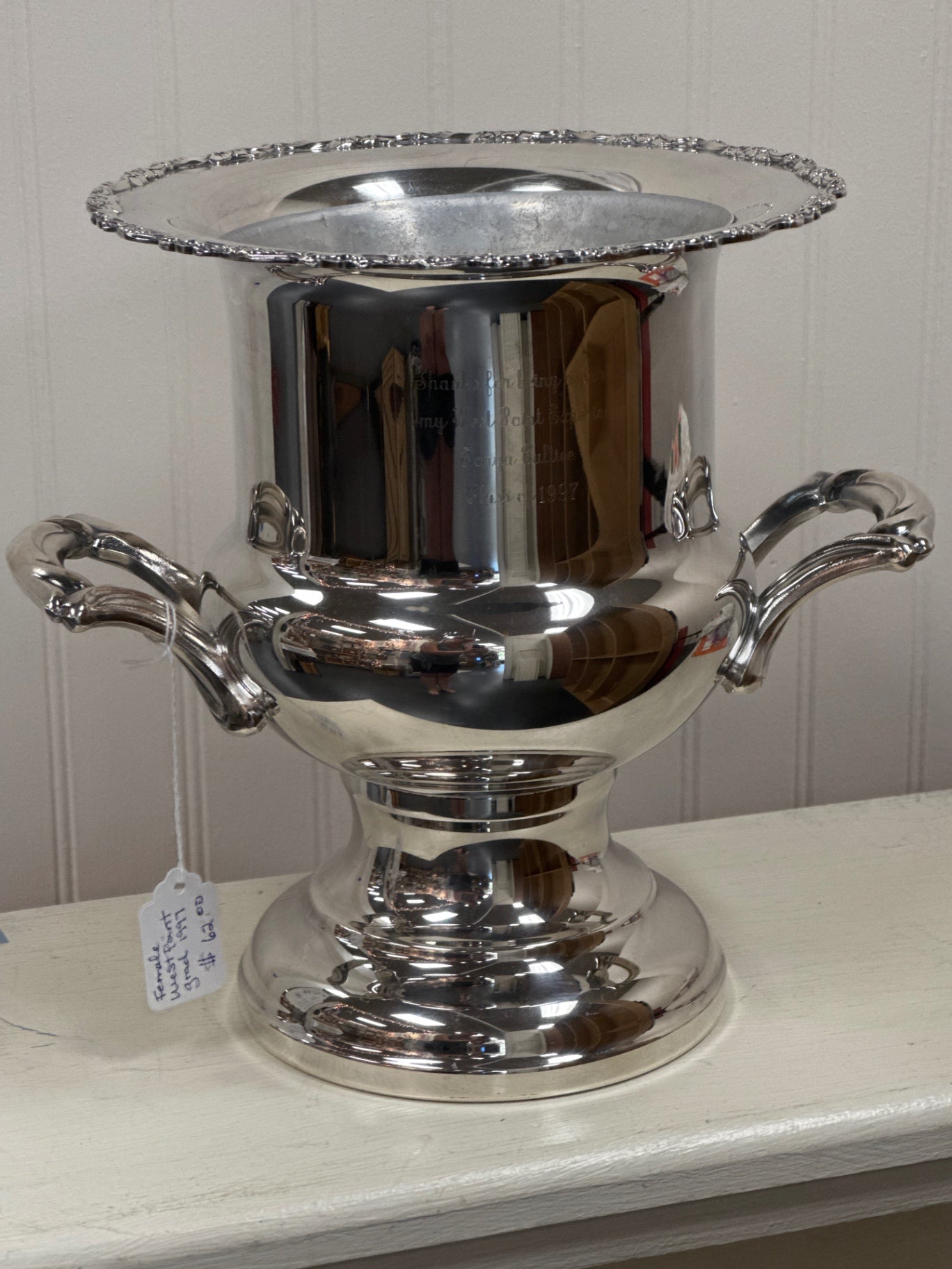 Vintage style ONEIDA silver, silver ice, bucket engraved