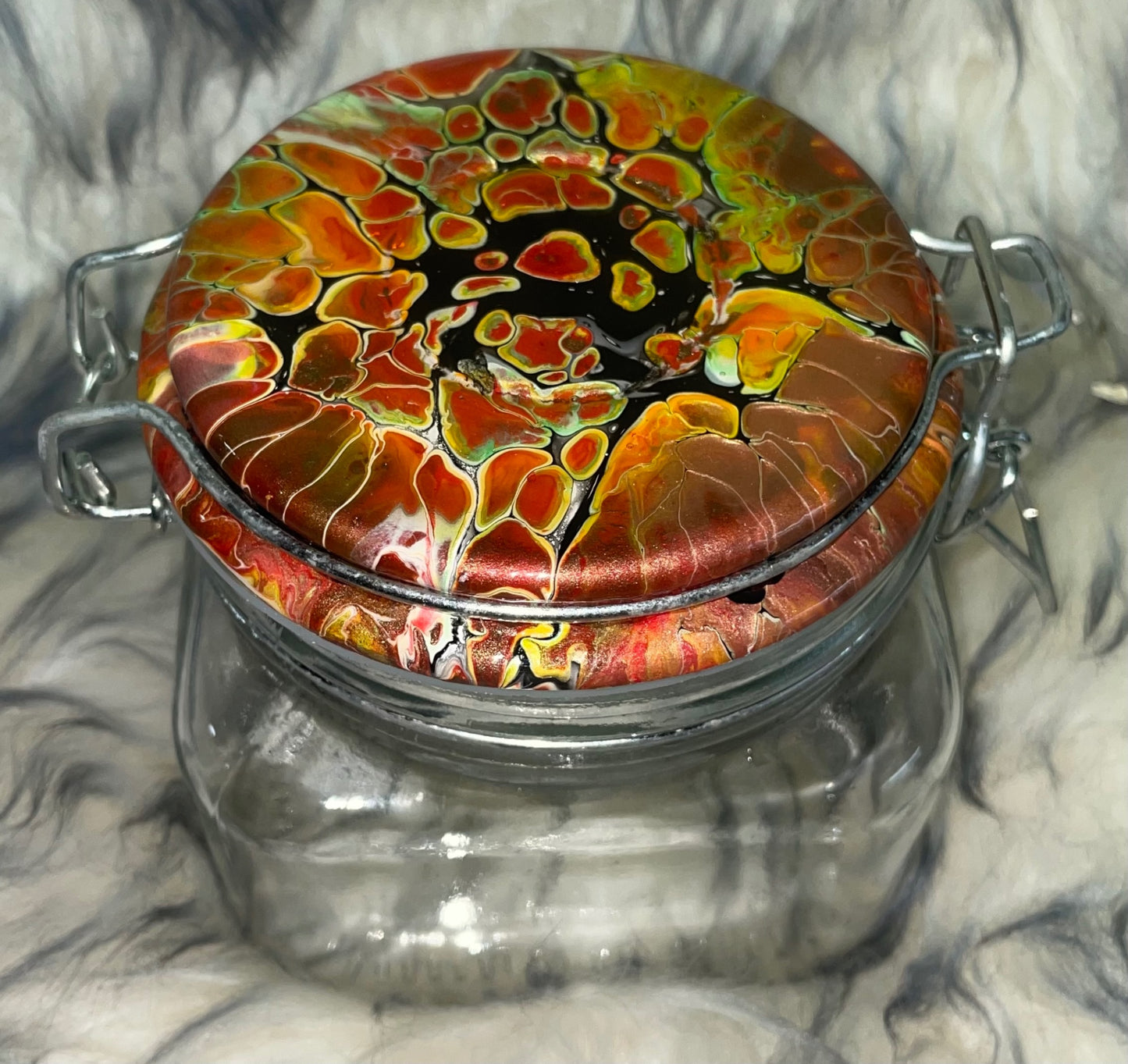 Flip top jars 2cup