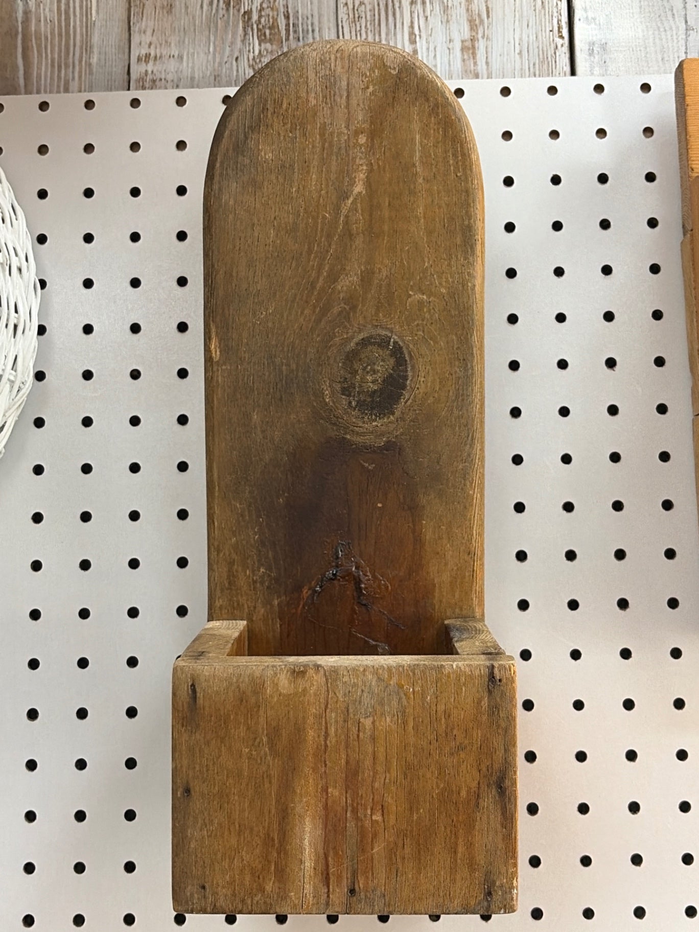 Hanging Wooden candle holder