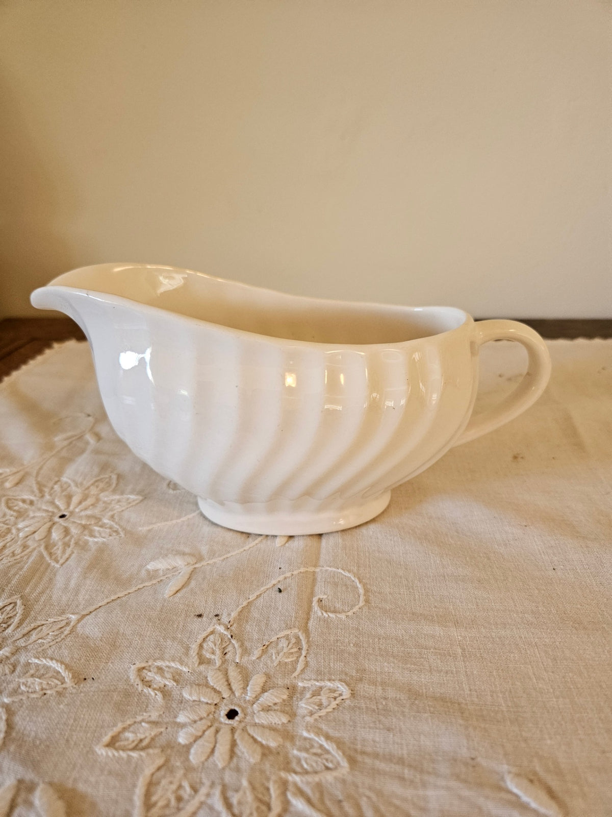 Vintage ribbed creamer