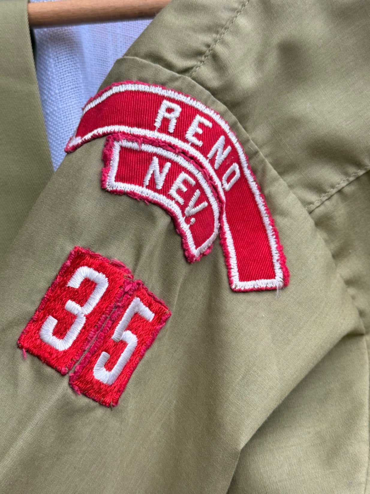 Vintage 1960s Boy Scouts BSA Eagle Scout Uniform Set – Shirt, Pants, Sash with 21 Merit Badges & Order of the Arrow Patches (Reno, NV)