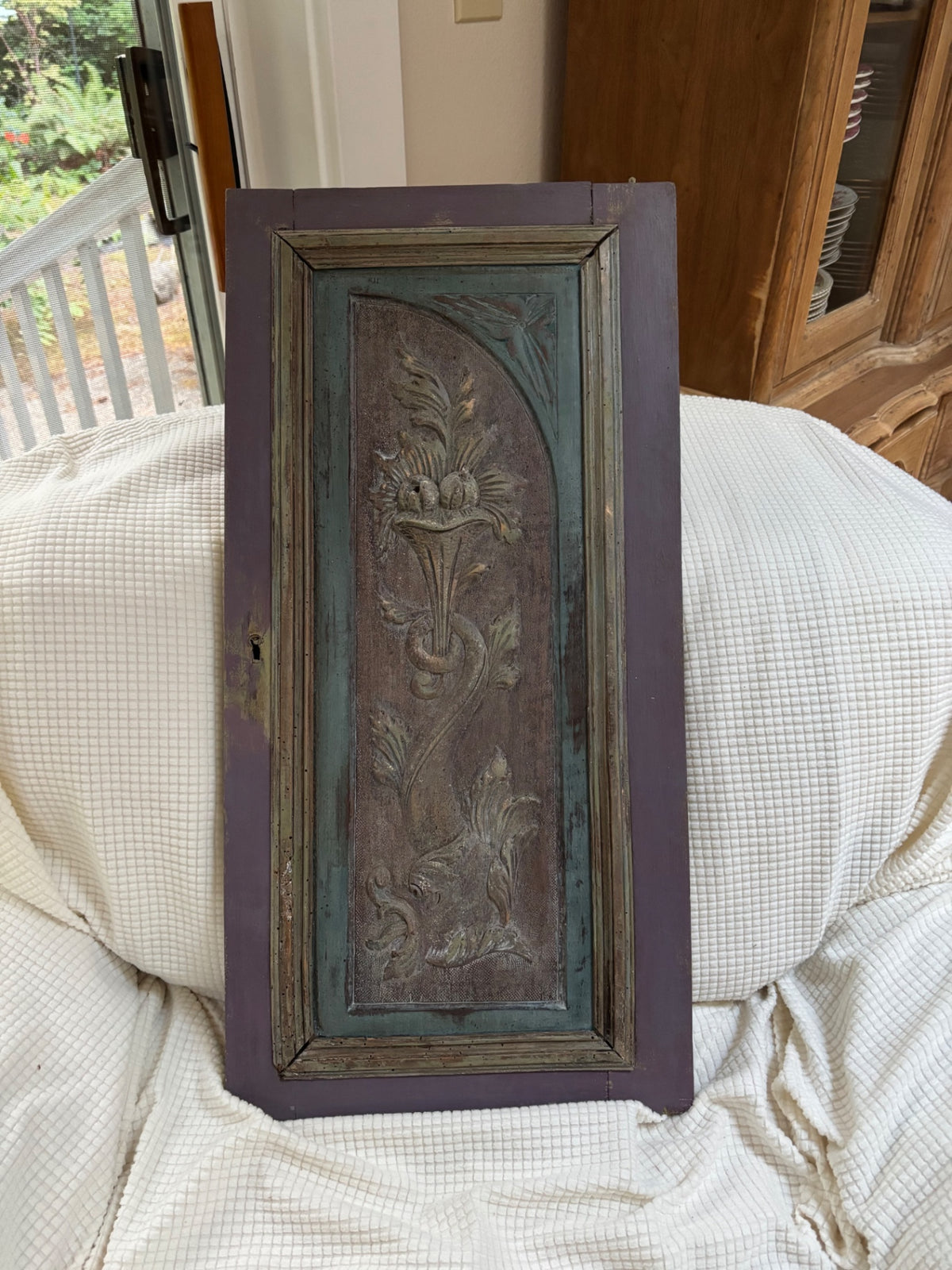 Painted relief