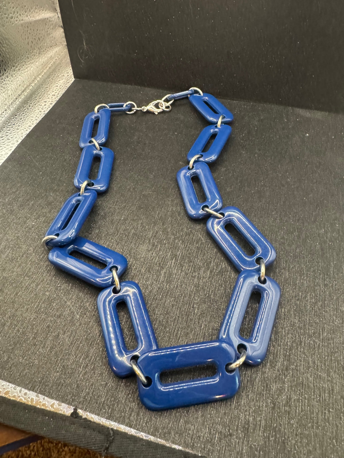 Chunky Blue Necklace