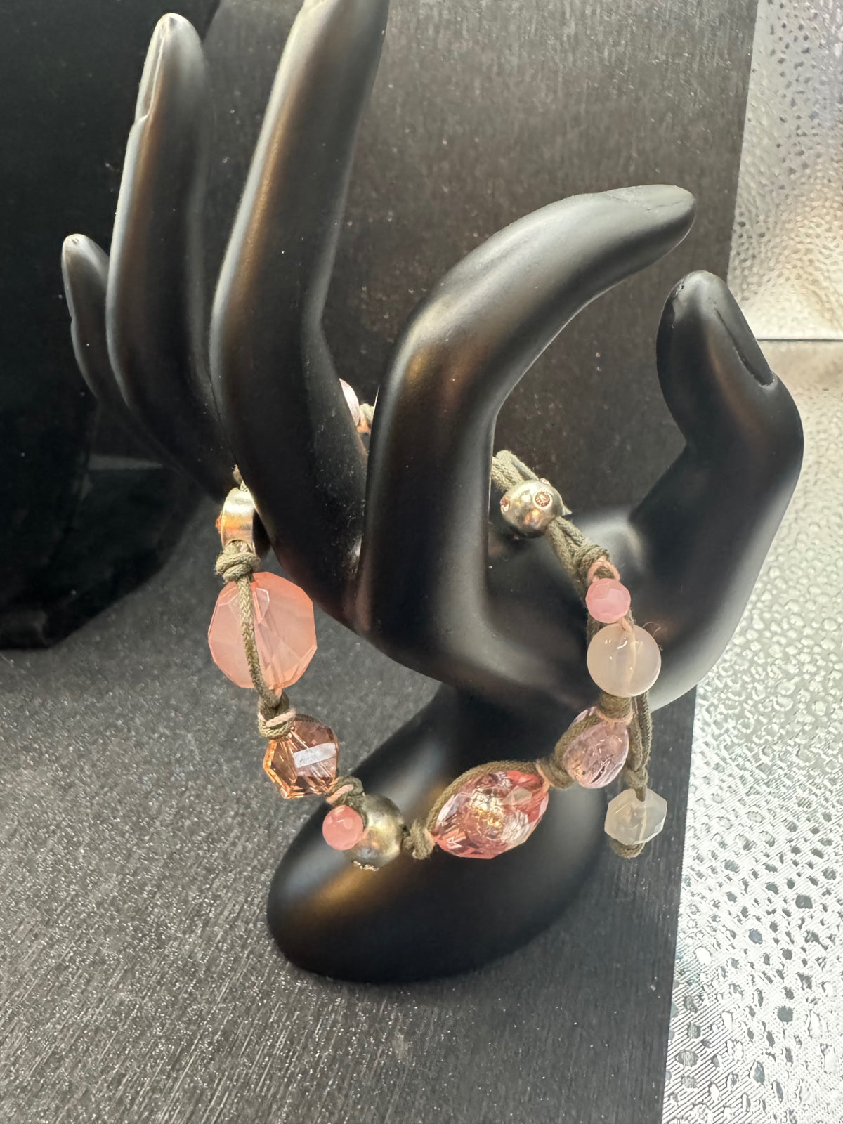 Pink Beaded Bracelet
