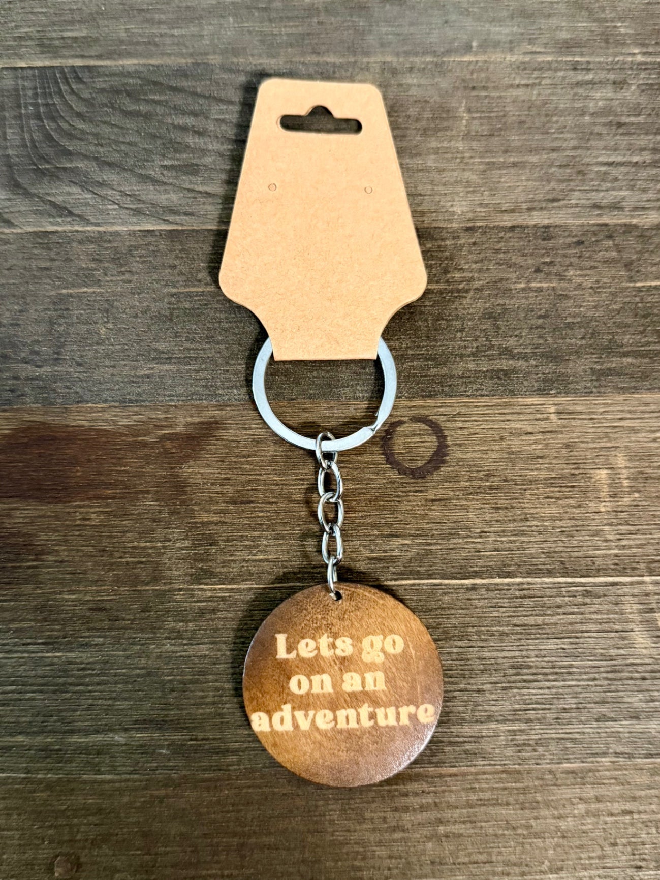 Wood Keychain - Adventure